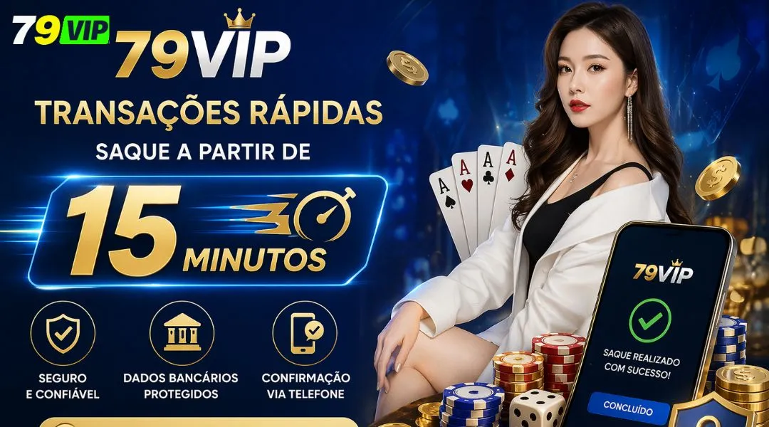 A 79VIP oferece suporte para transações rápidas e seguras
