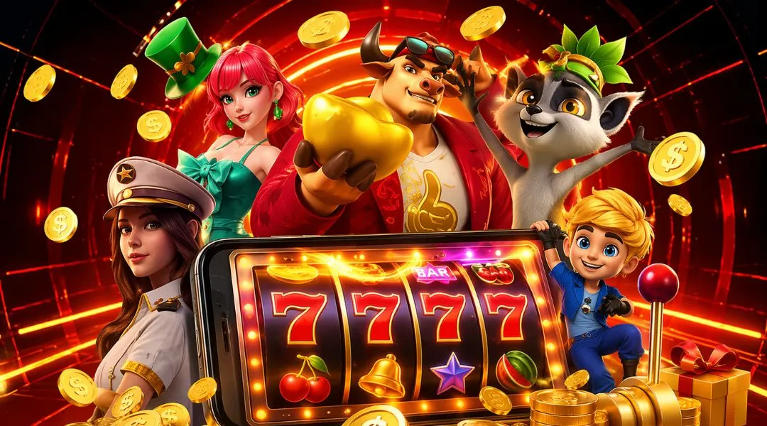 Slot games com interface vibrante e prêmios atraentes