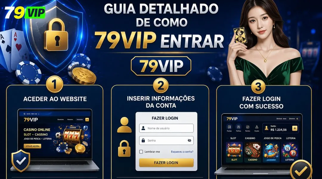 Detalhes das Operações de Login na casino 